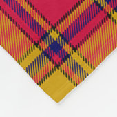 Scotts Scrymgeour Tartan Pset Fleece Deken (Hoek)