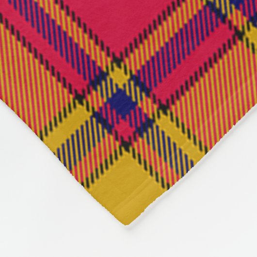 Scotts Scrymgeour Tartan Pset Fleece Deken (Hoek)