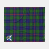 Scotts Shaw Shaw Modern Tartan Pset Fleece Deken (Voorkant (Horizontaal))