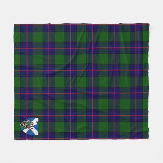 Scotts Shaw Shaw Modern Tartan Pset Fleece Deken (Voorkant (Horizontaal))