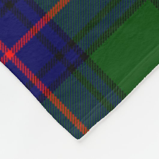 Scotts Shaw Shaw Modern Tartan Pset Fleece Deken (Hoek)