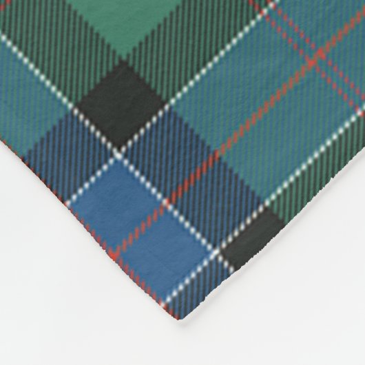 Scotts Sinclair Hunting Ancient Tartan Pset Fleece Deken (Hoek)