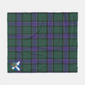 Scotts Sinclair Hunting Modern Tartan Pset Fleece Deken (Voorkant (Horizontaal))