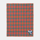 Scotts Sinclair Oude Tartan Schotse Ruit Fleece Deken (Voorkant)