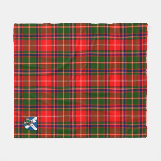 Scotts Somerville Tartan Pset Fleece Deken (Voorkant (Horizontaal))