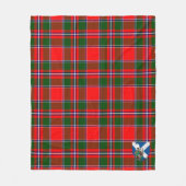 Scotts Spens Tartan Pset Fleece Deken (Voorkant)