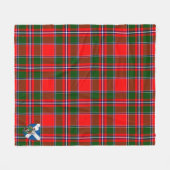 Scotts Spens Tartan Pset Fleece Deken (Voorkant (Horizontaal))
