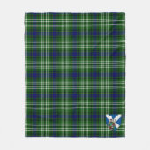 Scotts Spottiswood Tartan Pset Fleece Deken (Voorkant)