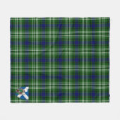 Scotts Spottiswood Tartan Pset Fleece Deken (Voorkant (Horizontaal))