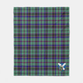 Scotts Stevenson Tartan Pset Fleece Deken (Voorkant)
