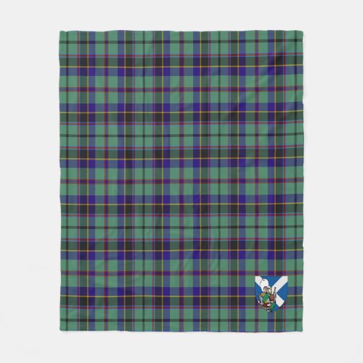 Scotts Stevenson Tartan Pset Fleece Deken (Voorkant)