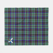 Scotts Stevenson Tartan Pset Fleece Deken (Voorkant (Horizontaal))