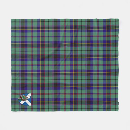 Scotts Stevenson Tartan Pset Fleece Deken (Voorkant (Horizontaal))