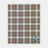 Scotts Stewart Dress Ancient Tartan Pset Fleece Deken (Voorkant)