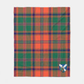 Scotts Stewart of Appin Ancient Tartan Pset Fleece Deken (Voorkant)