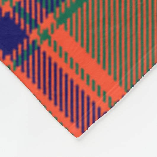 Scotts Stewart of Appin Ancient Tartan Pset Fleece Deken (Hoek)