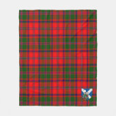 Scotts Stewart of Appin Modern Tartan Pset Fleece Deken (Voorkant)
