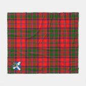 Scotts Stewart of Appin Modern Tartan Pset Fleece Deken (Voorkant (Horizontaal))
