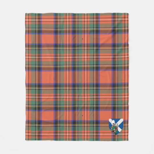 Scotts Stewart Royal Ancient Tartan Pset Fleece Deken (Voorkant)
