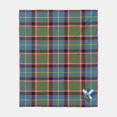 Scotts Stirling Tartan Pset Fleece Deken (Voorkant)