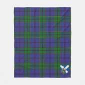 Scotts Strachan Tartan Pset Fleece Deken (Voorkant)