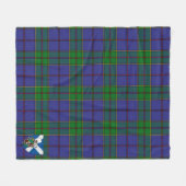 Scotts Strachan Tartan Pset Fleece Deken (Voorkant (Horizontaal))