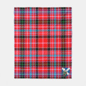 Scotts Straiton Tartan Pset Fleece Deken (Voorkant)