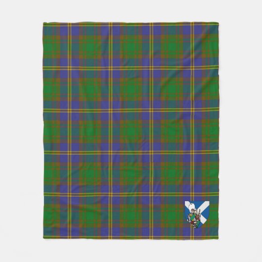 Scotts Strange of Balcaskie Tartan Pset Fleece Deken (Voorkant)