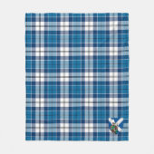 Scotts Strathclyde District Tartan Pset Fleece Deken (Voorkant)
