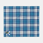 Scotts Strathclyde District Tartan Pset Fleece Deken (Voorkant (Horizontaal))