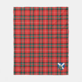 Scotts Stuart of Bute Tartan Pset Fleece Deken (Voorkant)