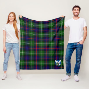 Scotts Sutherland Weathered Tartan Pset Fleece Deken
