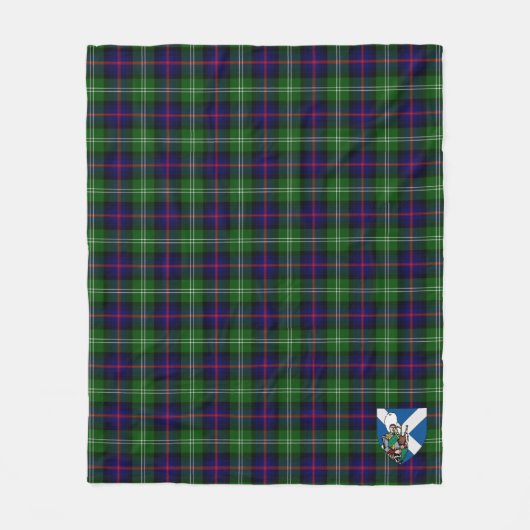 Scotts Swinton Tartan Pset Fleece Deken (Voorkant)