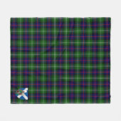 Scotts Swinton Tartan Pset Fleece Deken (Voorkant (Horizontaal))