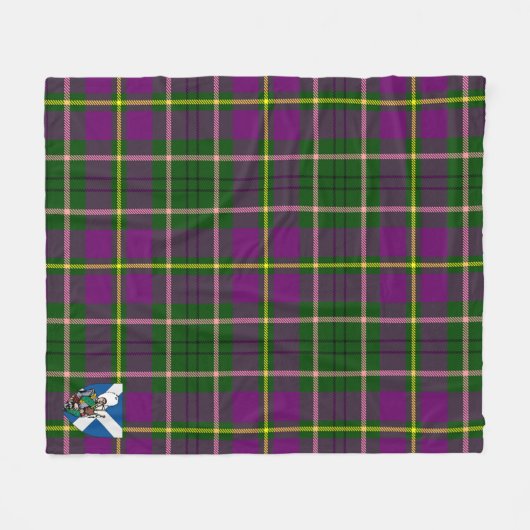 Scotts Taylor Tartan Pset Fleece Deken (Voorkant (Horizontaal))
