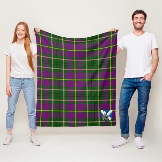Scotts Taylor Tartan Schotse Plaid Fleece Deken (In situ)