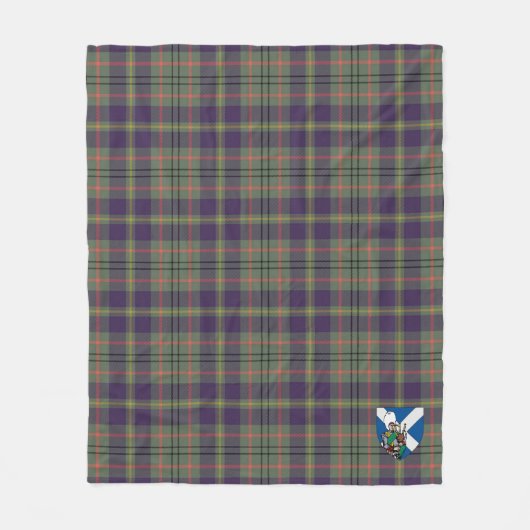 Scotts Taylor Weathered Tartan Plaid Fleece Deken (Voorkant)