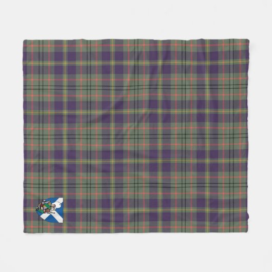 Scotts Taylor Weathered Tartan Plaid Fleece Deken (Voorkant (Horizontaal))