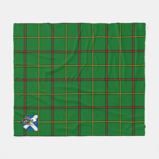 Scotts Tribe van Mar Tartan Pset Fleece Deken (Voorkant (Horizontaal))