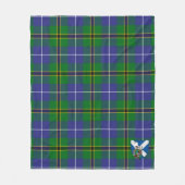 Scotts Turnbull Hunting Tartan Fleece Deken (Voorkant)