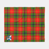 Scotts Turnbull Tartan Pset Fleece Deken (Voorkant (Horizontaal))