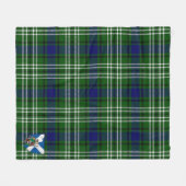 Scotts Tweedside Tartan Pset Fleece Deken (Voorkant (Horizontaal))