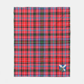 Scotts Udny Tartan Pset Fleece Deken (Voorkant)