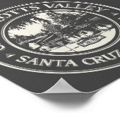 SCOTTS VALLEY - SANTA CRUZ CALIFORNIË POSTER (Hoek)