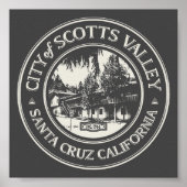 SCOTTS VALLEY - SANTA CRUZ CALIFORNIË POSTER (Voorkant)
