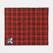 Scotts Wallace Tartan Pset Fleece Deken (Voorkant (Horizontaal))