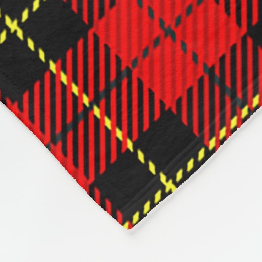 Scotts Wallace Tartan Pset Fleece Deken (Hoek)