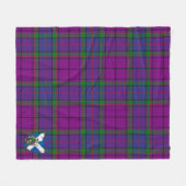 Scotts Wardlaw Tartan Pset Fleece Deken (Voorkant (Horizontaal))