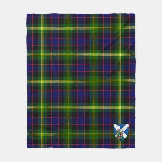 Scotts Watson Modern Tartan Pset Fleece Deken (Voorkant)