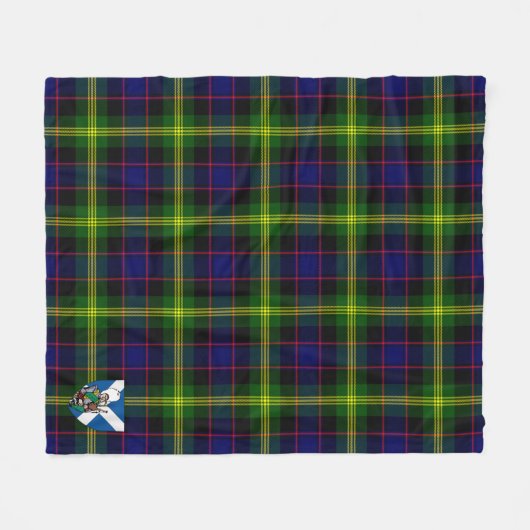Scotts Watson Modern Tartan Pset Fleece Deken (Voorkant (Horizontaal))